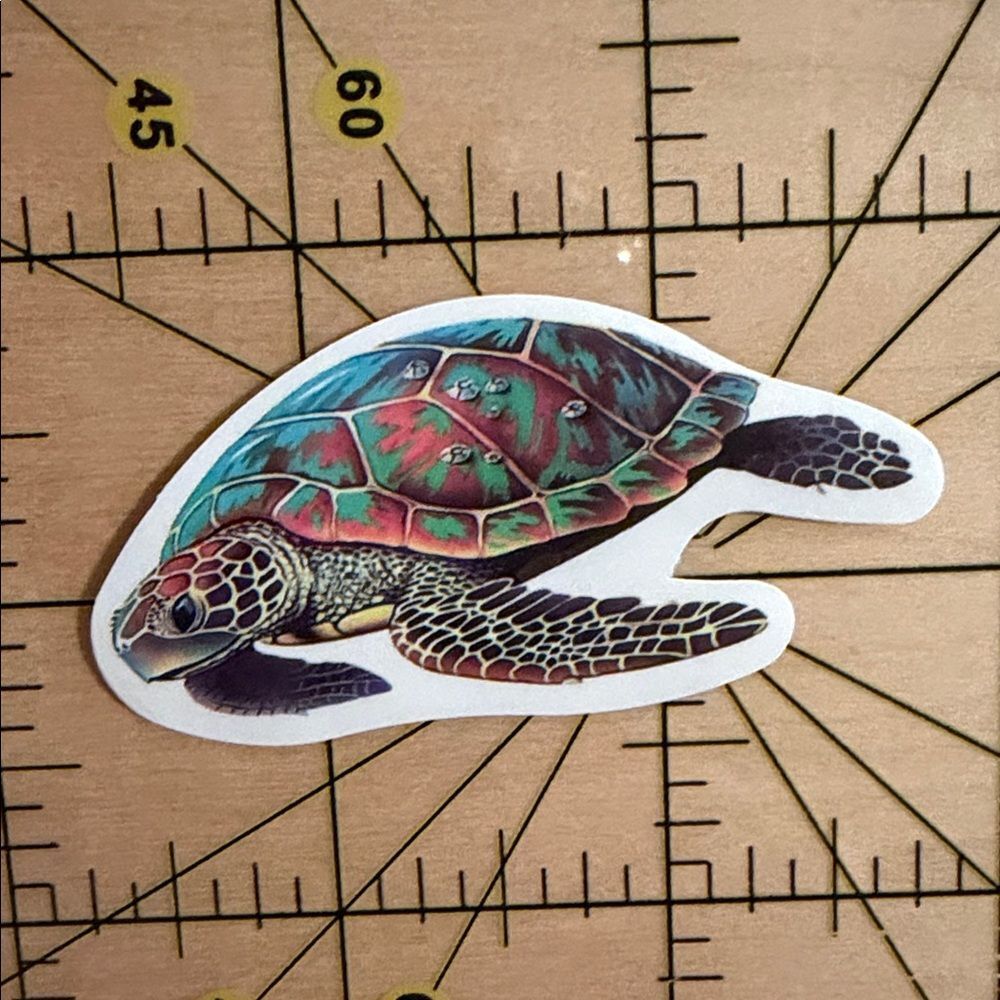 💜13/$13 +Bundle Sticker Sale | Turtle Animal Waterproof Sticker